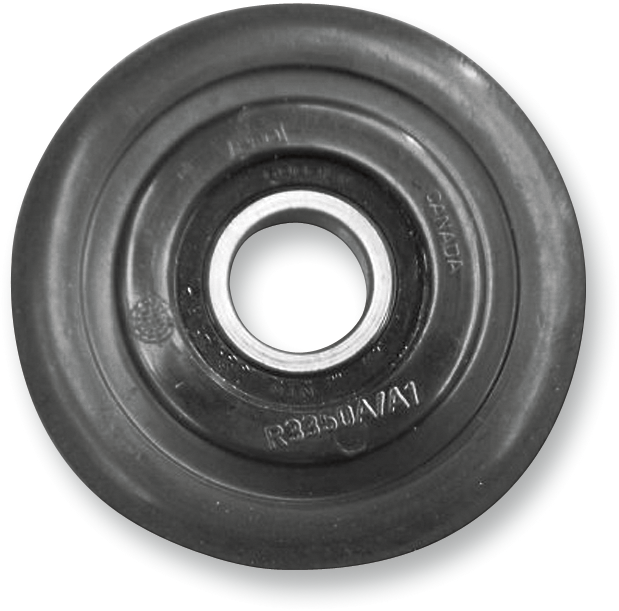 Parts Unlimited Idler Wheel With 6004-2rs Bearing/Bushing - Black - 3.325" Od X 20 Mm Id R3350a-2 001b