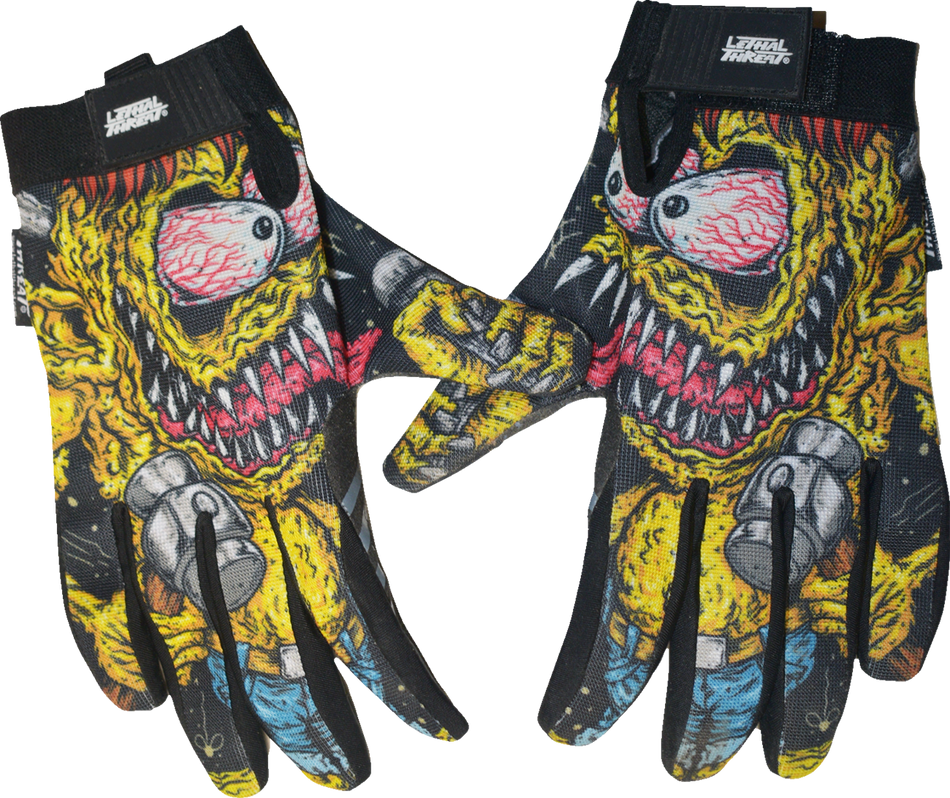 LETHAL THREAT Grease Monster Gloves - Black - Large GL15022L