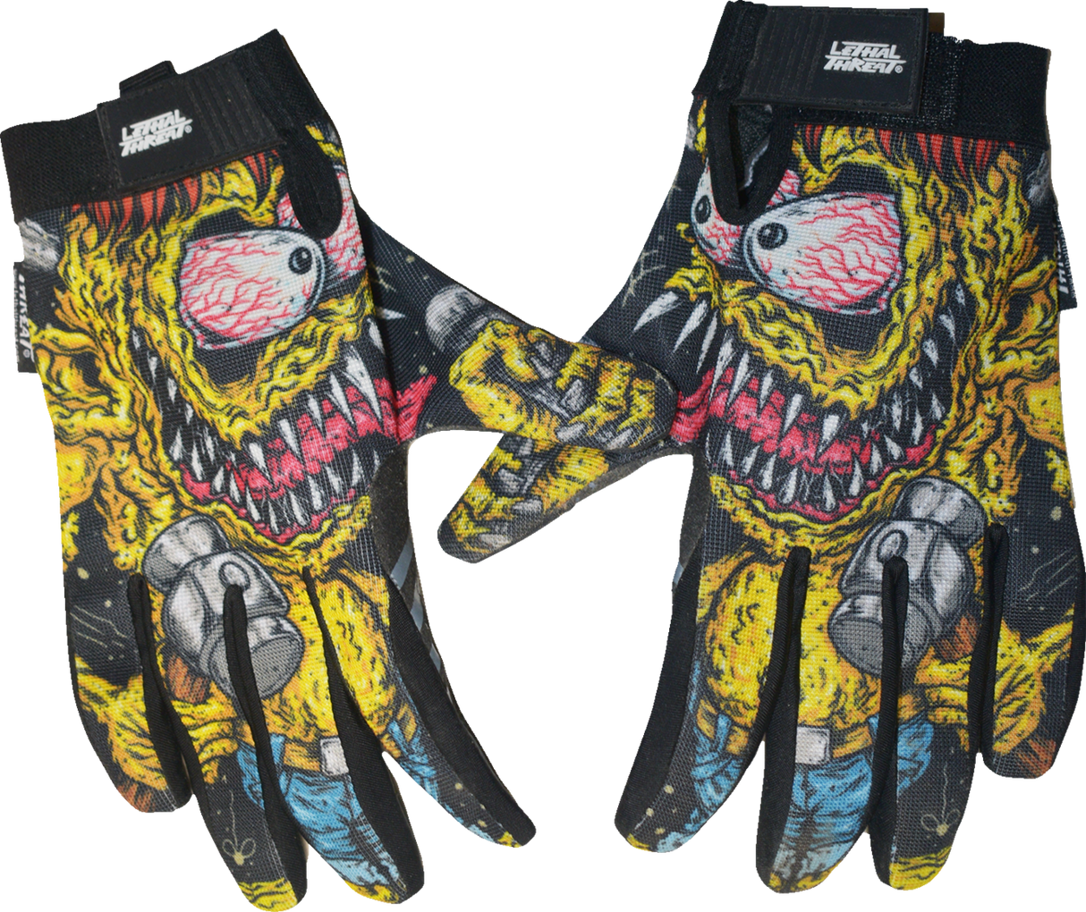 LETHAL THREAT Grease Monster Gloves - Black - Medium GL15022M