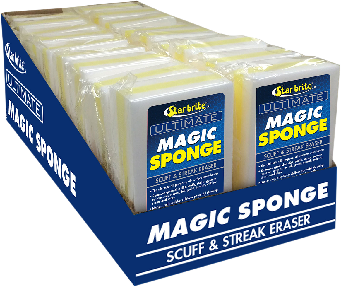 STAR BRITE Magic Sponge Cleaner - 18 Pack 41018