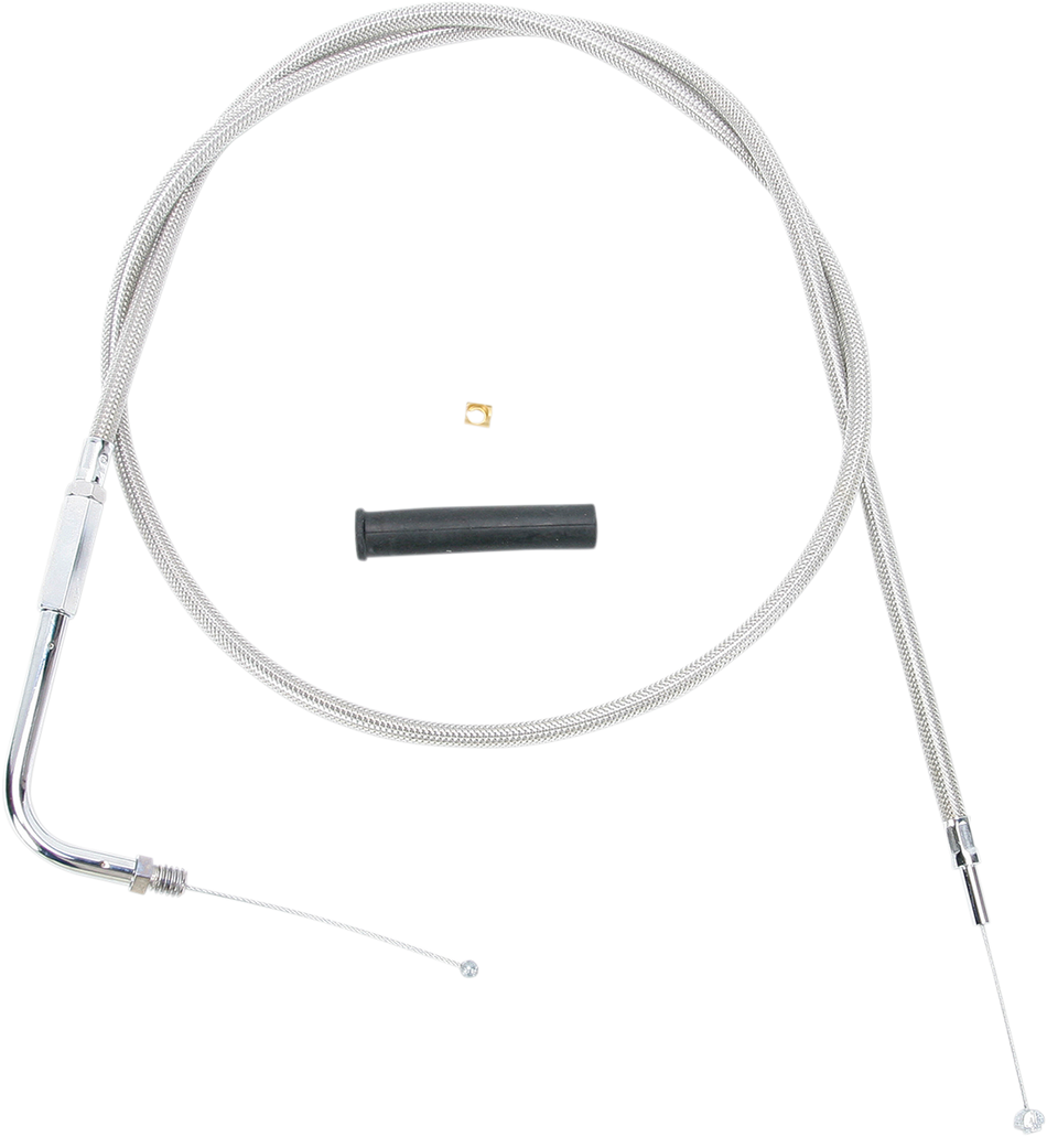 DRAG SPECIALTIES Throttle Cable - 44" - Braided 5331104B