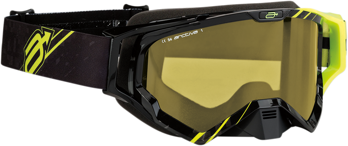 ARCTIVA Vibe Goggles - Black/Hi-Viz Yellow 2601-2353