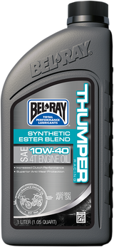 Aceite BEL-RAY Thumper Mezcla Sintética 4T - 10W-40 - 1L 99520-B1LW 