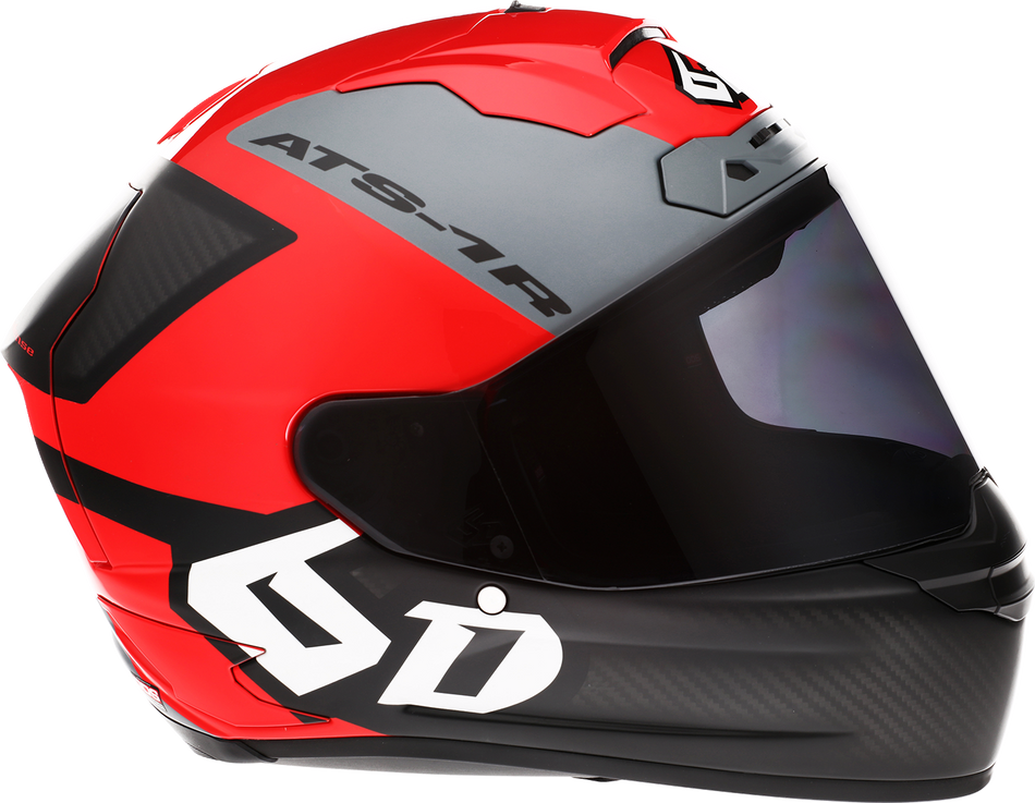 6D ATS-1R Helmet - Wyman - Red/Gray - 2XL 30-0739