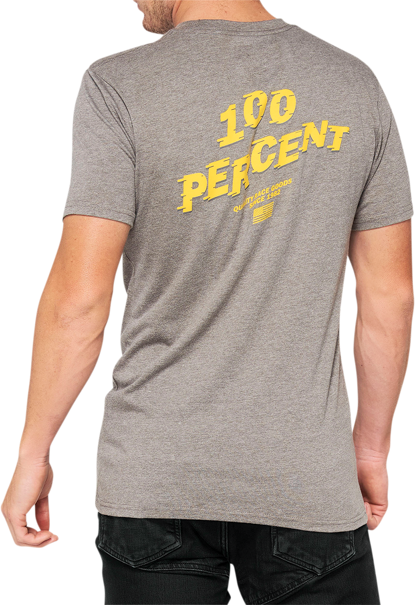 100 % Dakota T-Shirt – Grau meliert – Größe S 32130-188-10