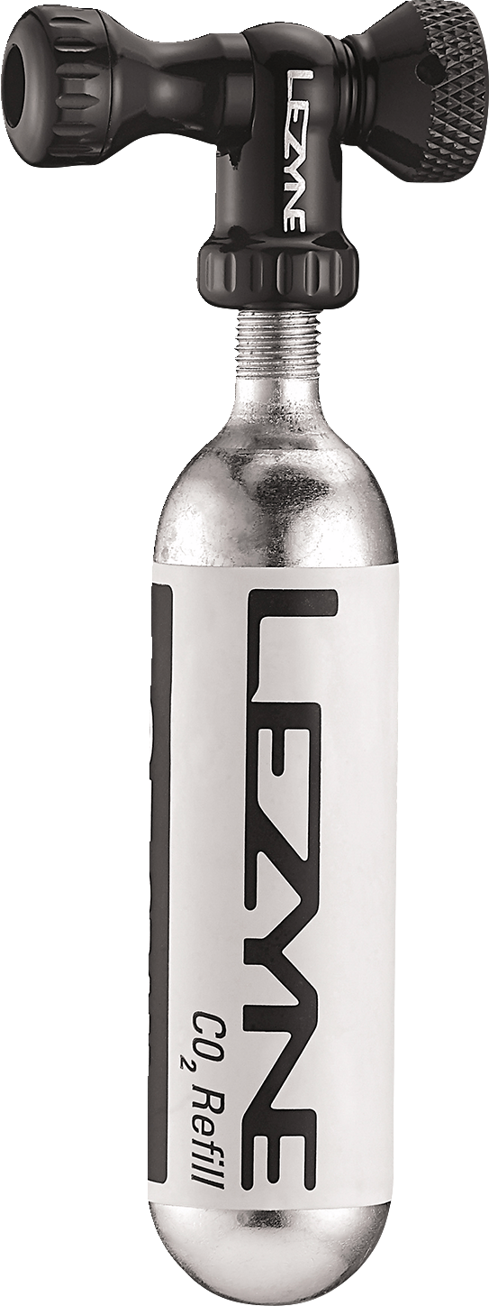 LEZYNE CO2 Dispenser/Inflator - Gloss Black - 25 g 1C2CTRLDRV204