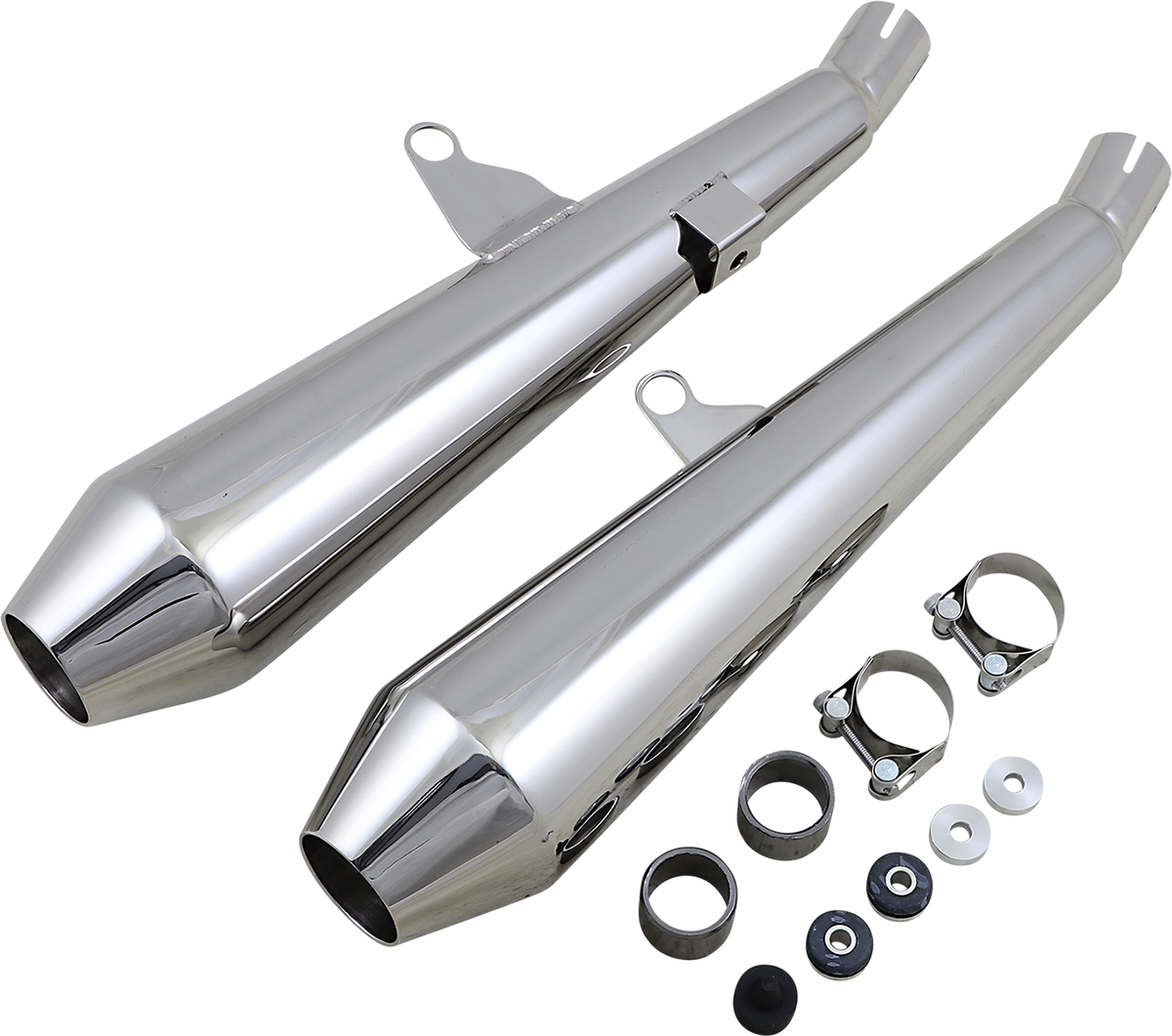 BRITISH CUSTOMS Mufflers - Polished BC902-101-V2-P