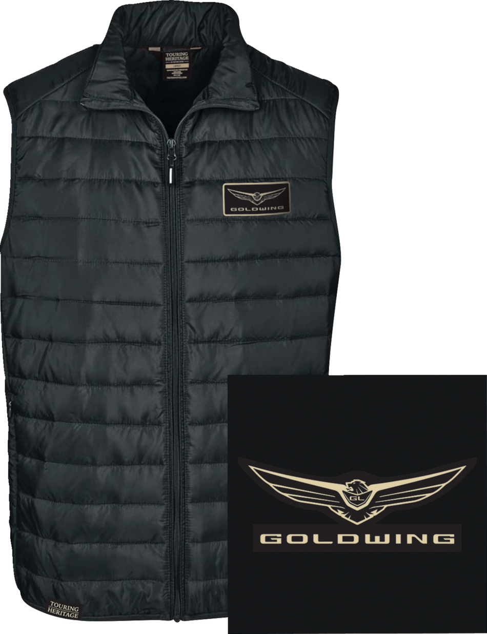 FACTORY EFFEX Goldwing Puff Vest - Black - Medium 25-85802