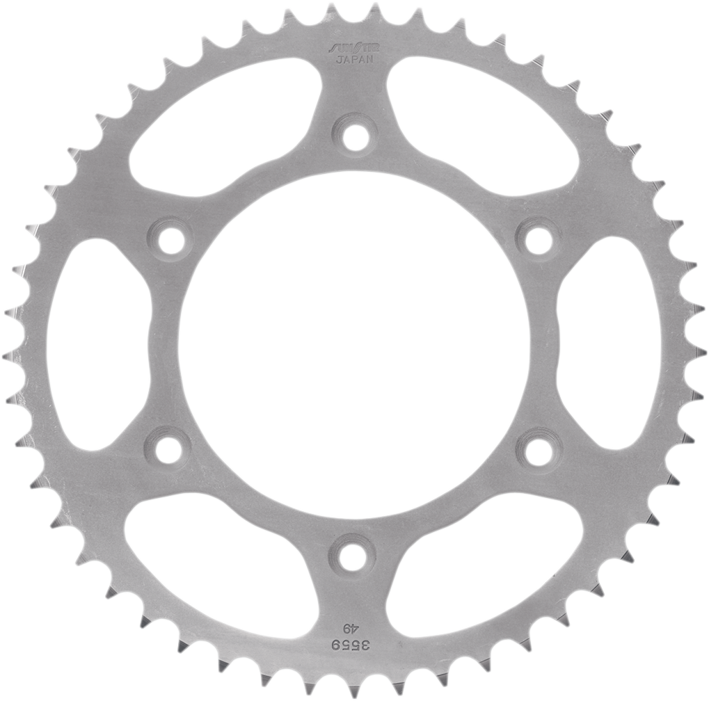 SUNSTAR SPROCKETS Steel Rear Sprocket - 49 Tooth - Honda 2-355949