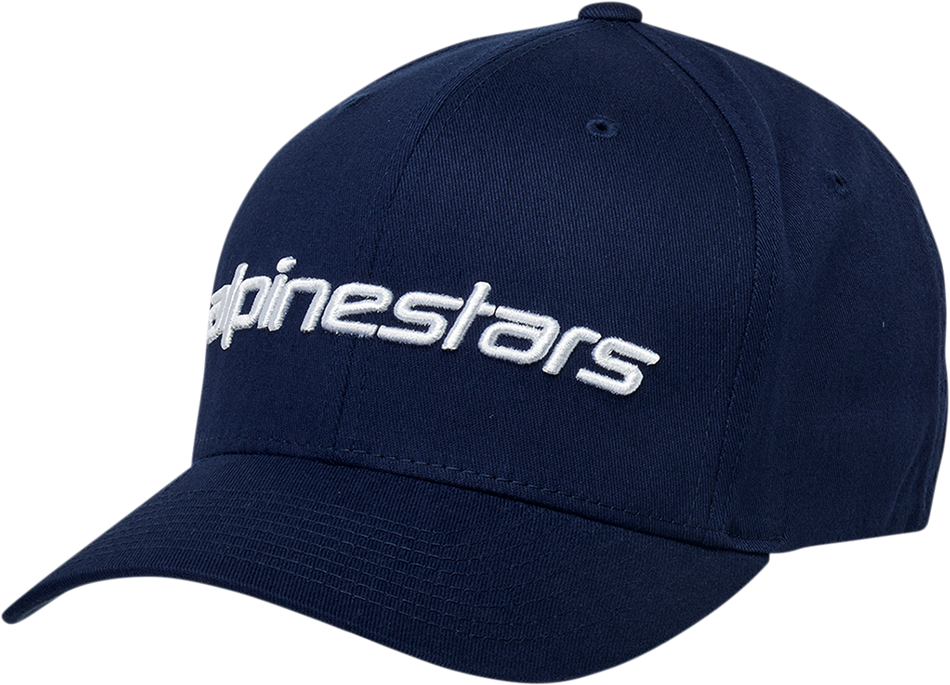 ALPINESTARS Linear Hat - Navy/White - Small/Medium 1230810057020SM