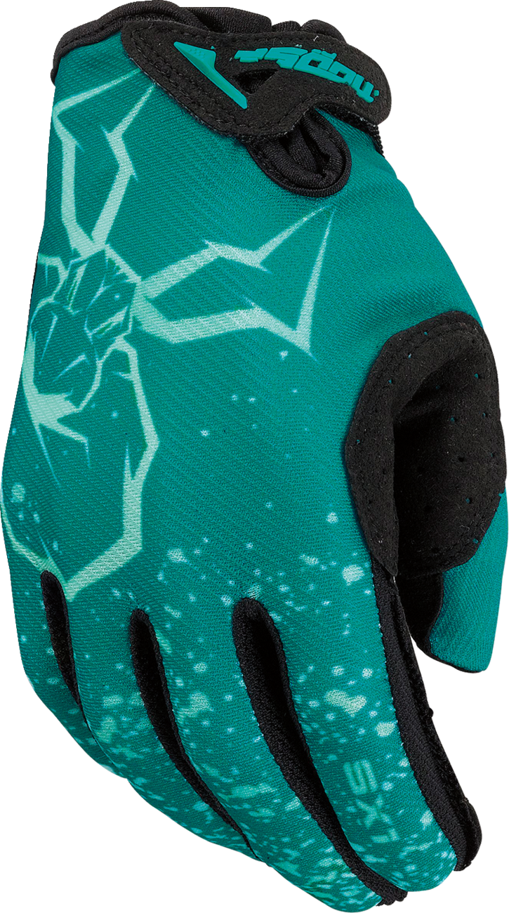 MOOSE RACING Youth SX1™ Gloves - Teal - Medium 3332-1760
