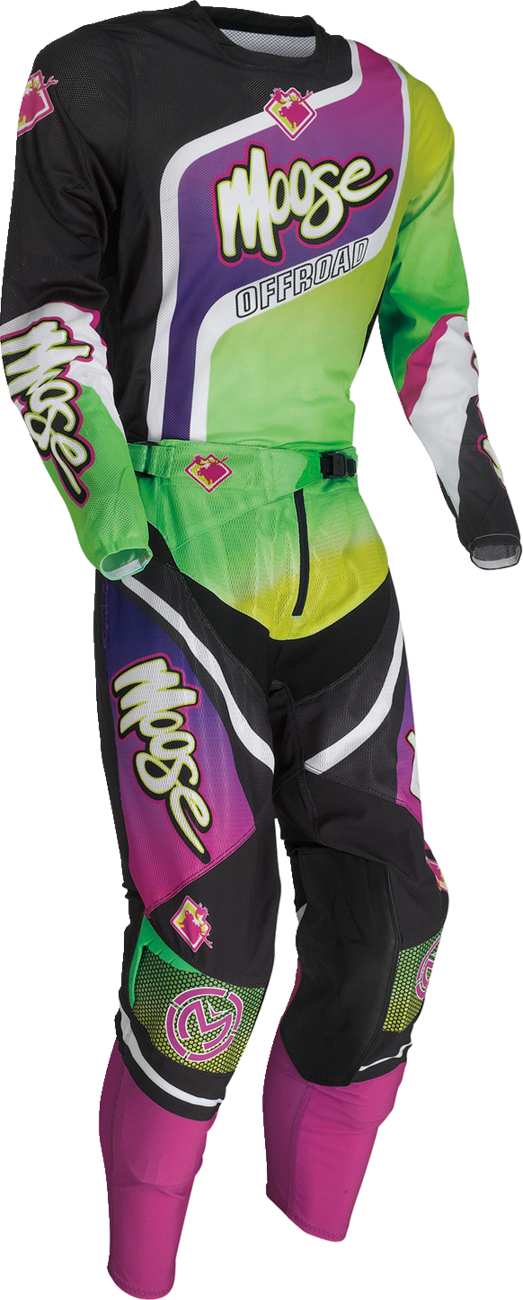 MOOSE RACING Sahara Pants - Purple/Green - 32 2901-10412