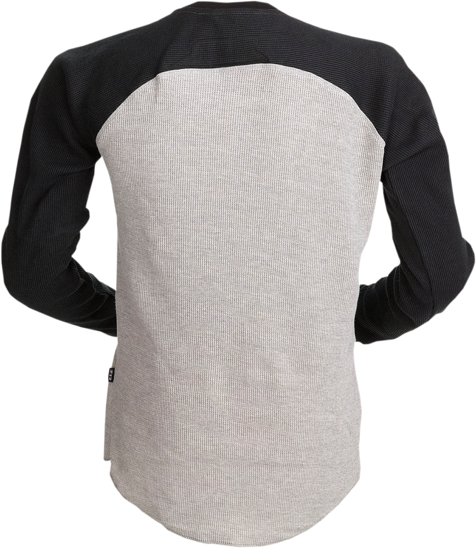 Z1R Waffle Long-Sleeve Shirt - Gray - Large 2840-0151