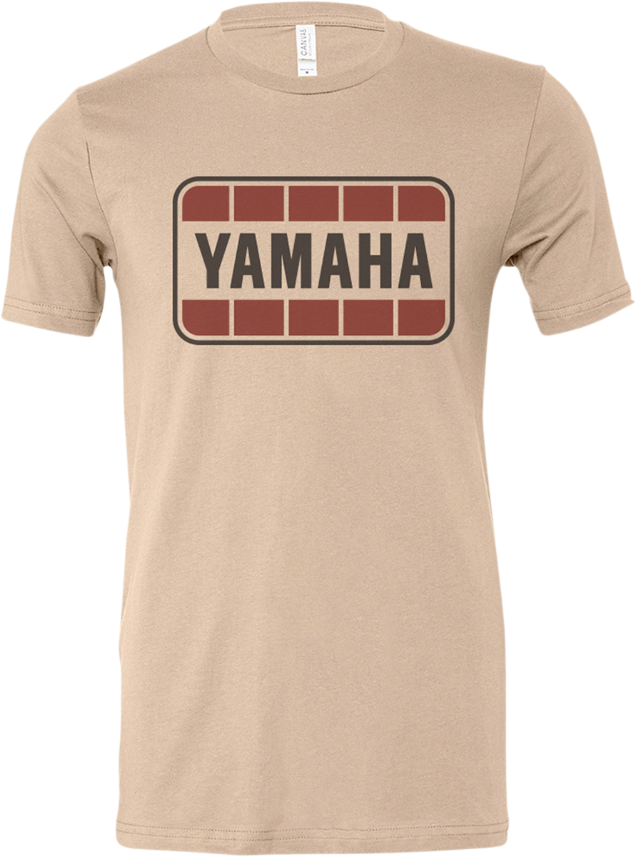 YAMAHA APPAREL Yamaha Rogue T-Shirt - Tan - 2XL NP21S-M1798-2X