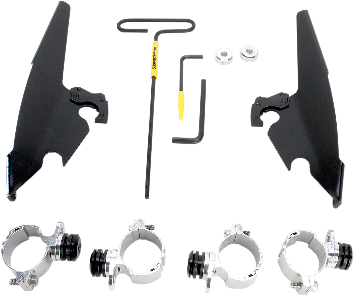 MEMPHIS SHADES Batwing - Mounting Kit - Black - XL12C MEB2008