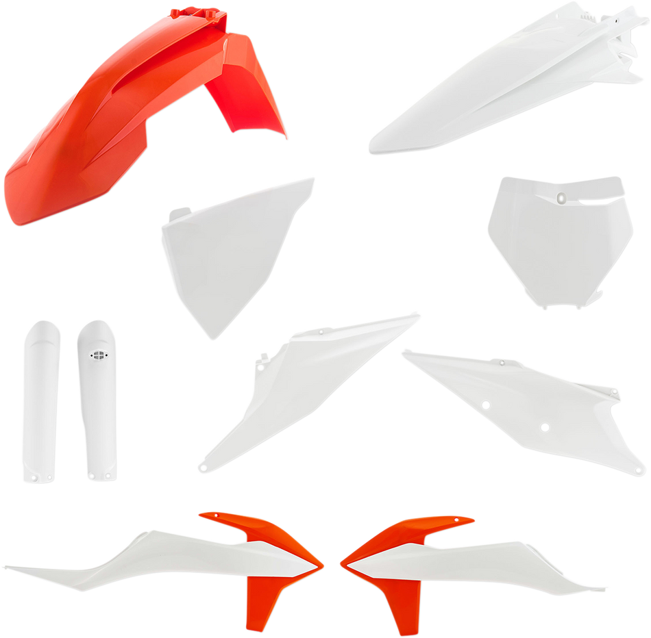 ACERBIS Full Replacement Body Kit - OEM '19 Orange/White 2726496345