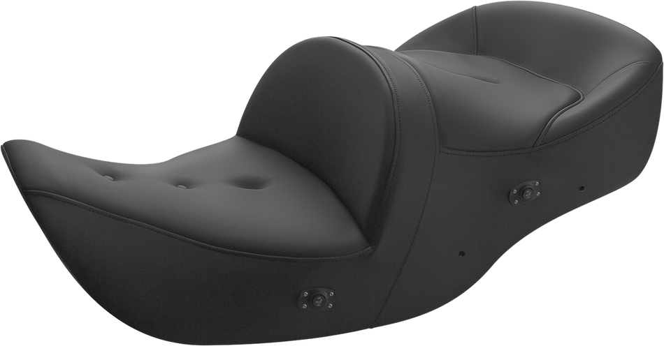 SADDLEMEN Seat - Roadsofa - Without Backrest - Pillow Top - Black - Heated H01-07-181HCT