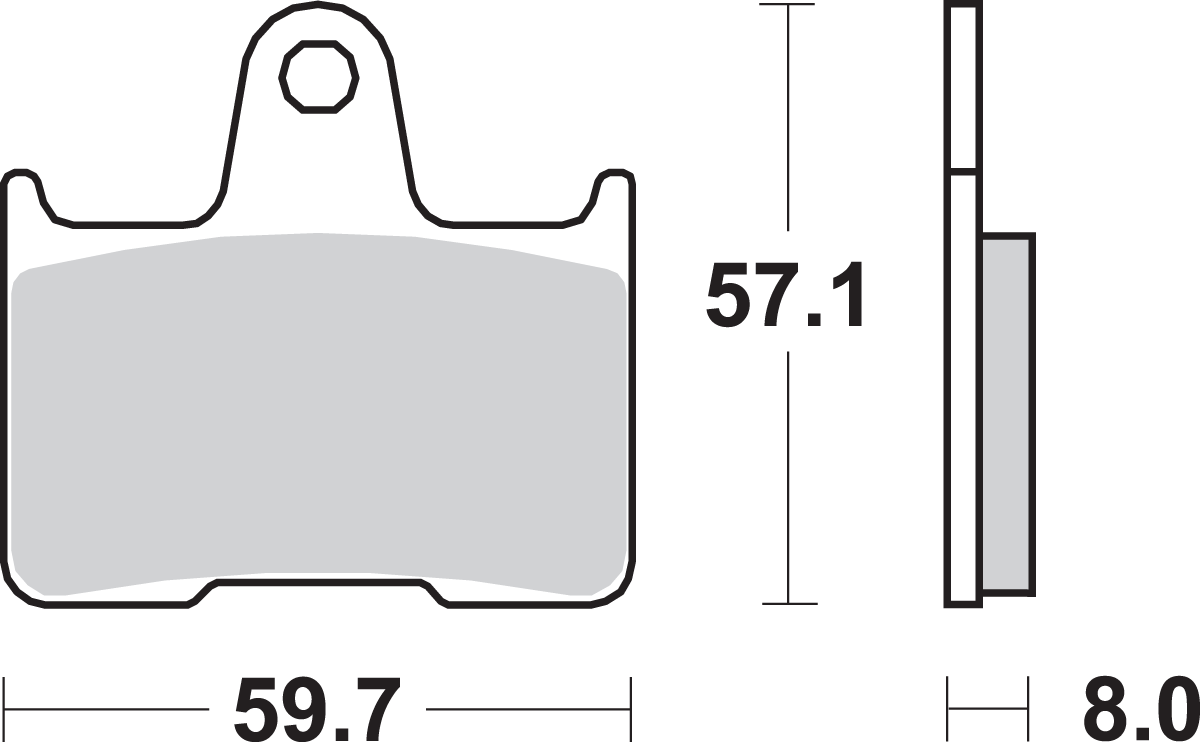 SBS Brake Pads - 715LS 715LS