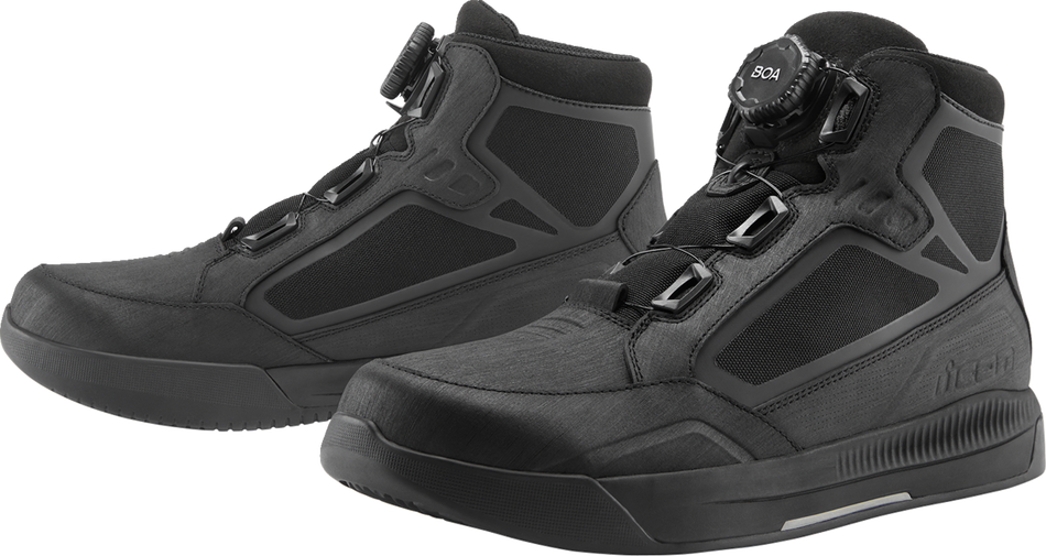ICON Patrol 3™ Waterproof Boots - Black - Size 10.5 3403-1286