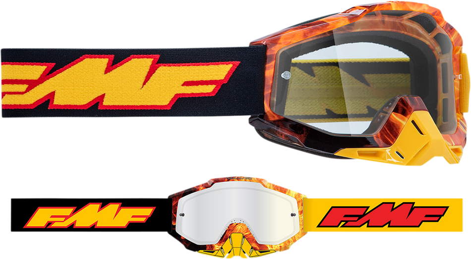 FMF Youth PowerBomb Goggles - Spark - Clear F-50047-00004 2601-2996