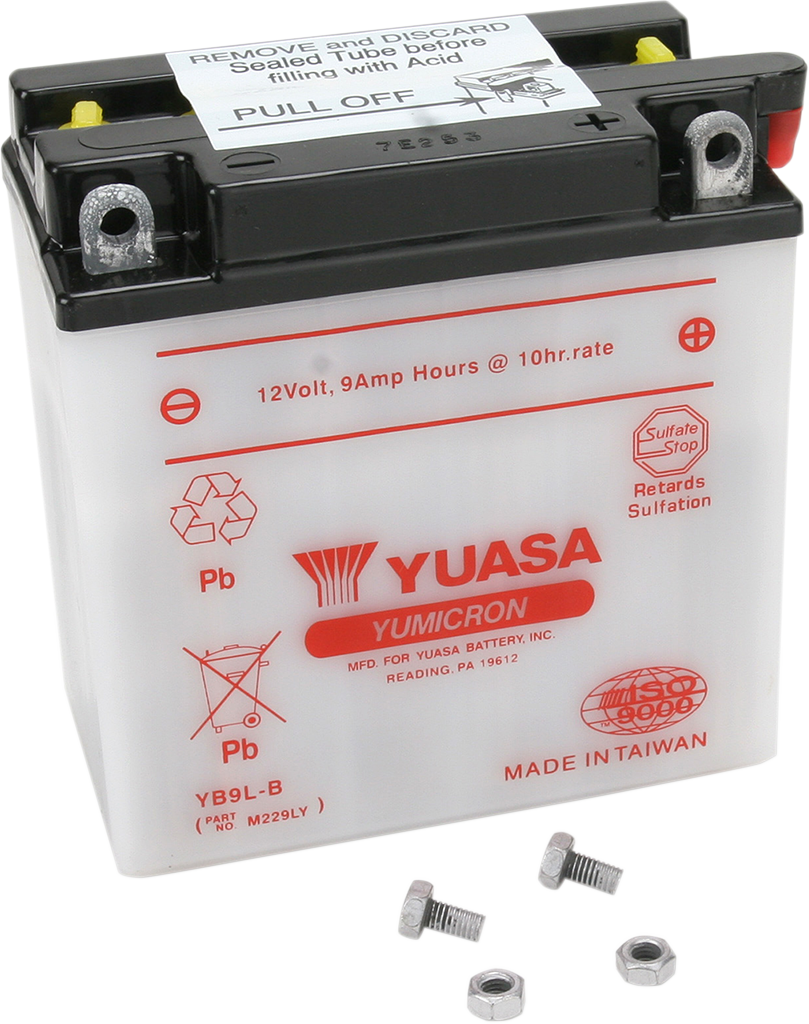 YUASA Battery - YB9L-B YUAM229LY