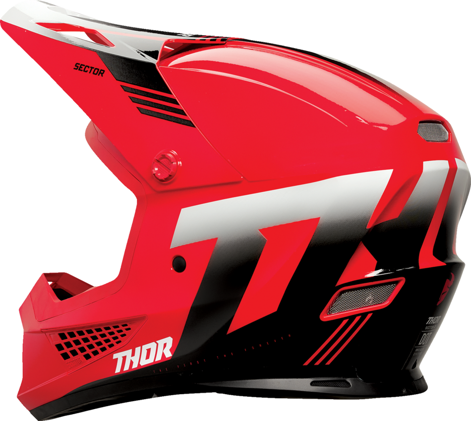 THOR Sector 2 Helmet - Carve - Red/White - 2XL 0110-8110