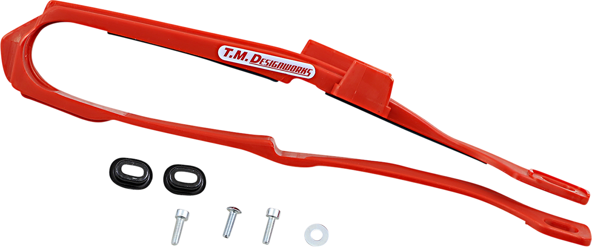 TM DESIGNWORKS Deslizador de cadena - Honda - Rojo DCS-H20-RD