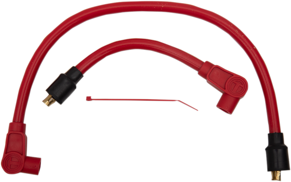 SUMAX 10.4 mm Spark Plug Wire - '65-'99 FX/FL - Red 49231