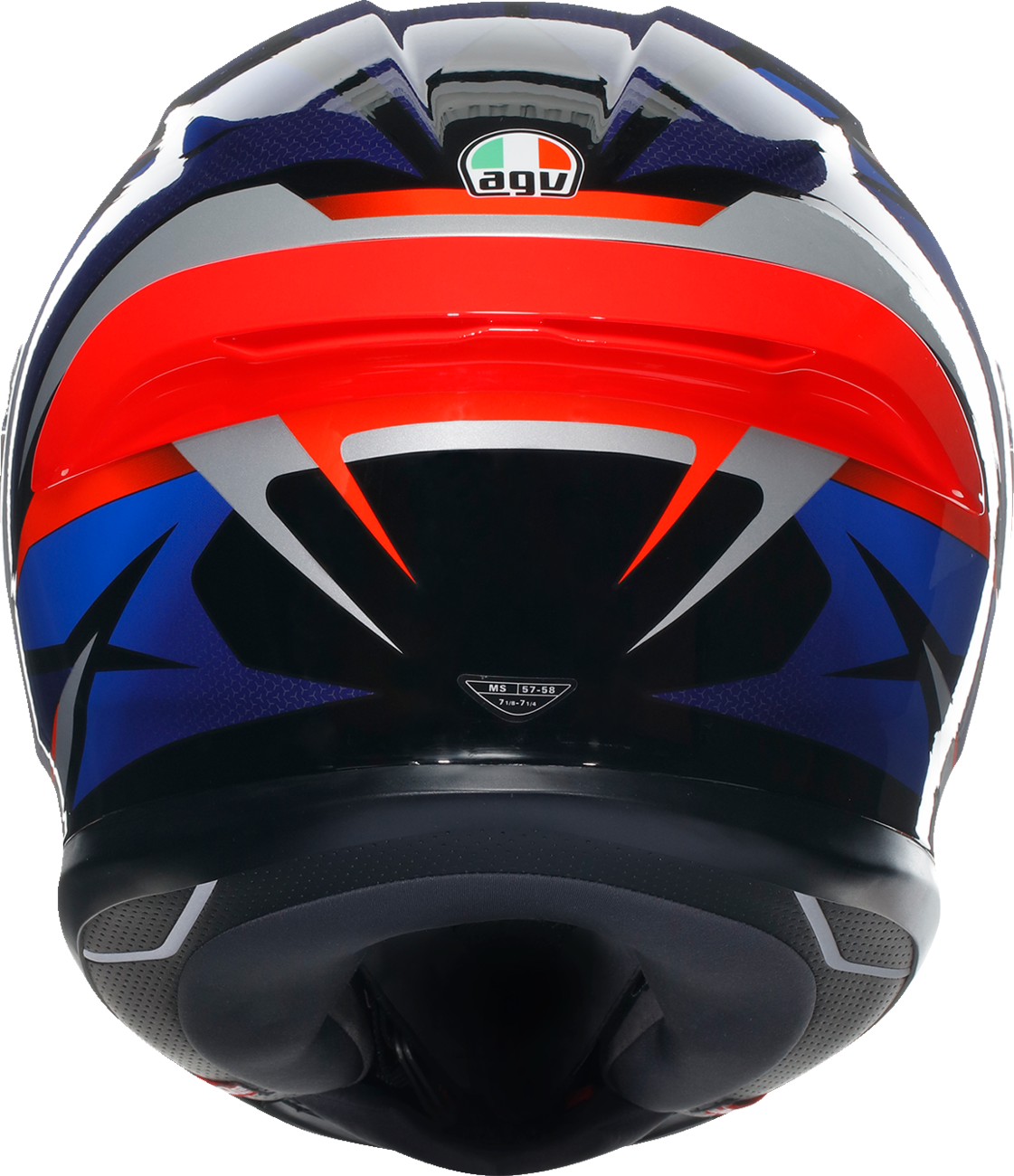 AGV K6 S Helmet - Slashcut - Black/Blue/Red - Small 2118395002015S