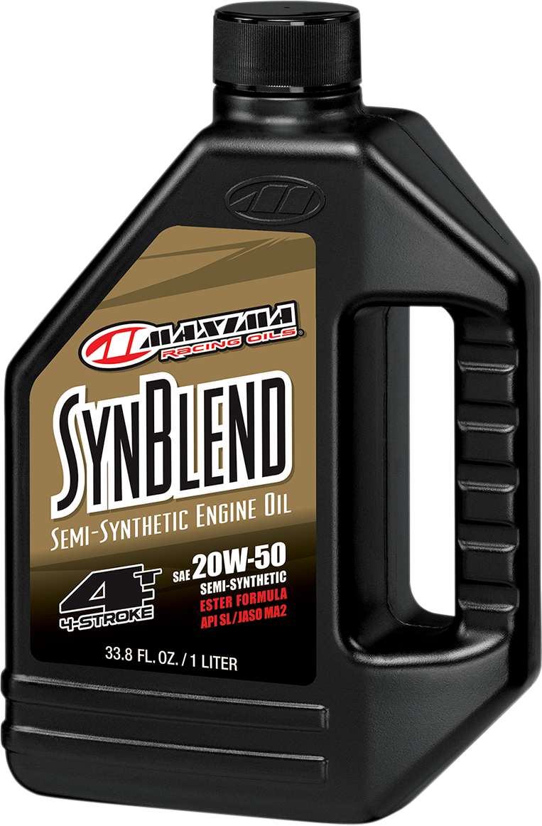 MAXIMA RACING OIL SynBlend Semi-Synthetic Oil - 20W50 - 1L 35901B