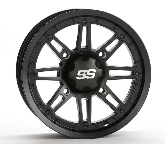 Itp Tires Ss Alloy Ss216 - Black Ops,Matte Black - 12x7 (12sb808bx) 263225