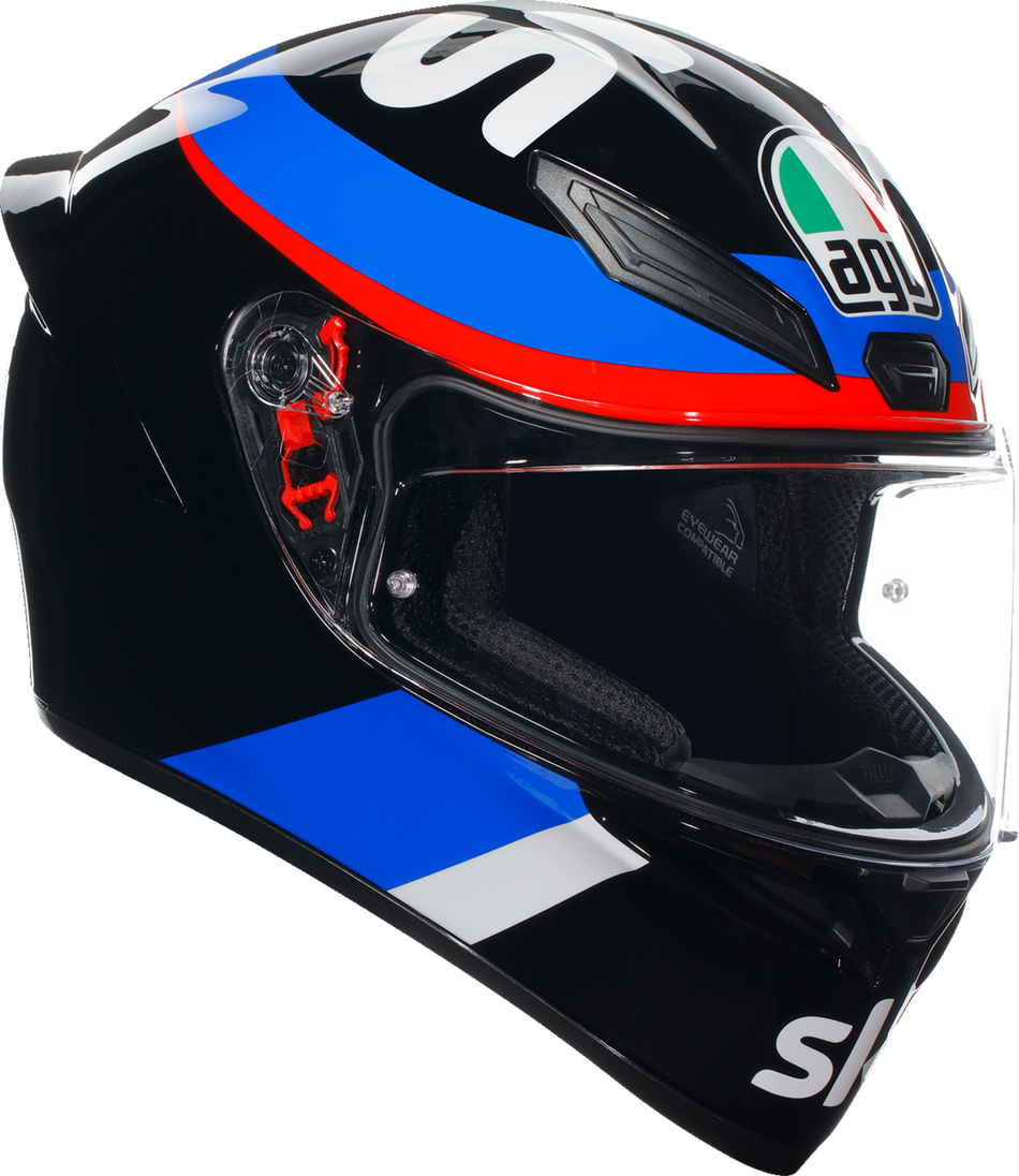 AGV K1 S Helmet - VR46 Sky Racing Team - Black/Red - Large 2118394003023L