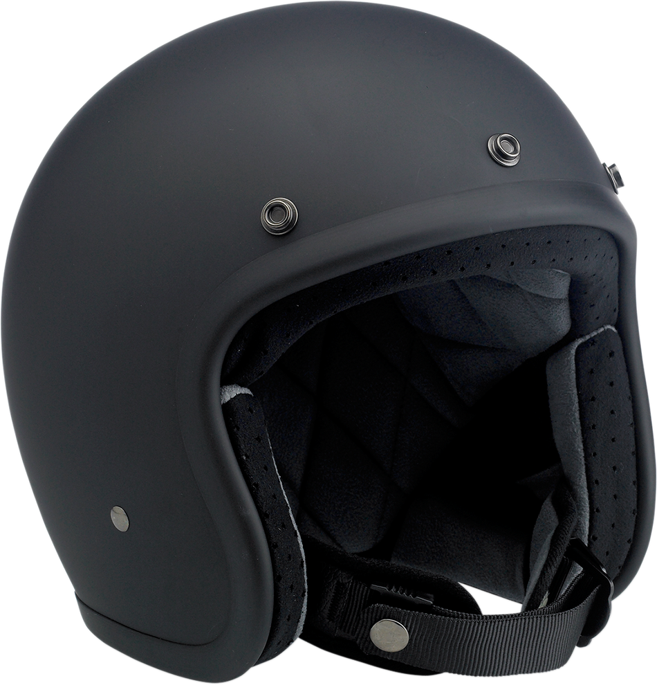 BILTWELL Bonanza Helmet - Flat Black - Small 1001-201-202