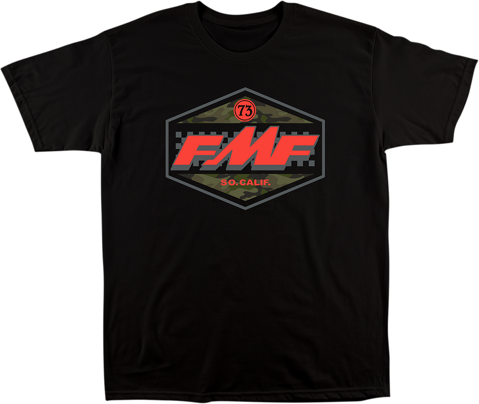 FMF Holeshot T-Shirt - Black - Large SP21118906BKLG 3030-20497