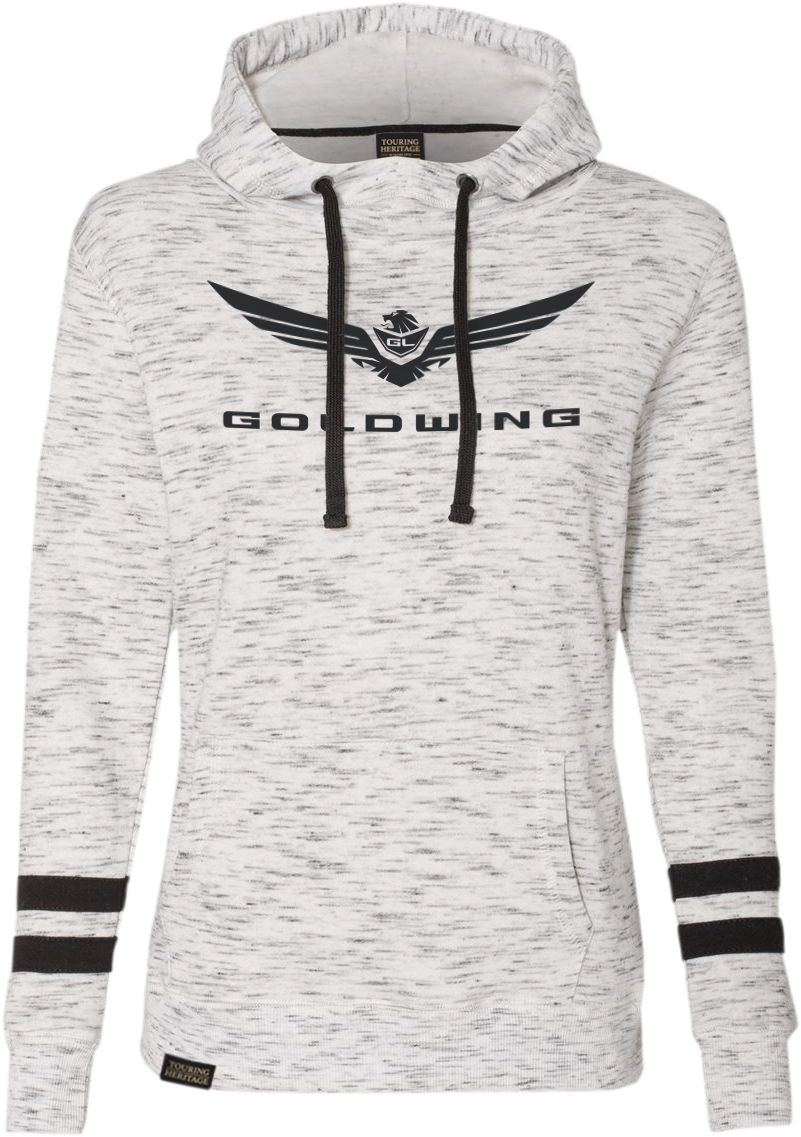 FACTORY EFFEX Women's Goldwing Bold Pullover Hoodie - White/Black - XL 25-88826