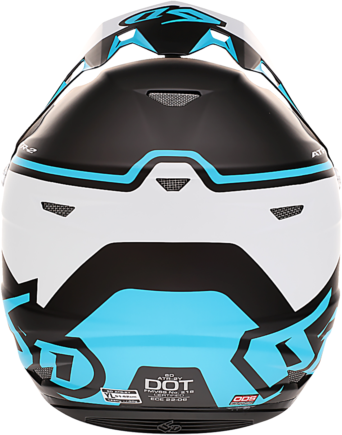 6D ATR-2Y Helmet - Drive - Cyan - Large 11-6302