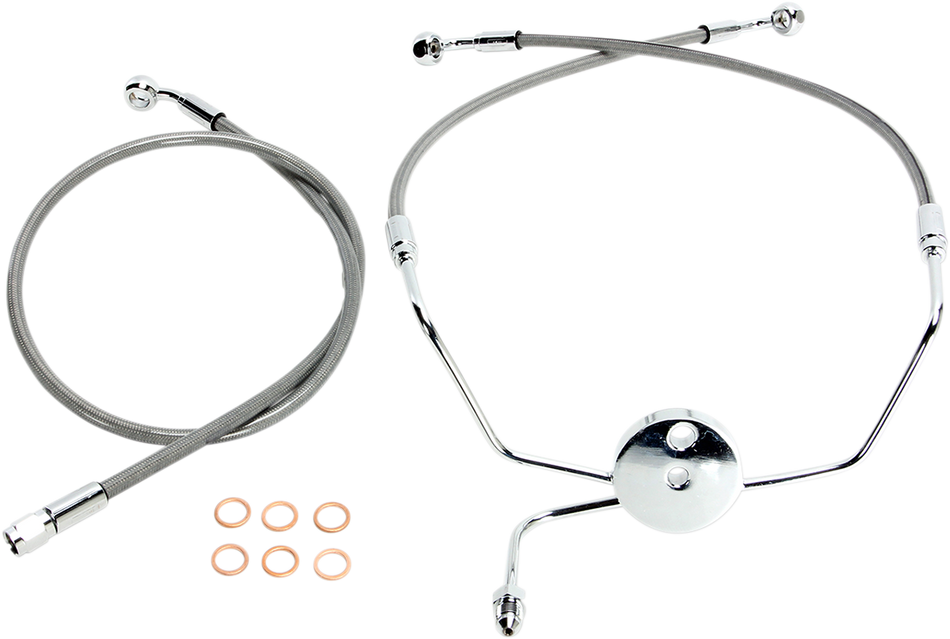 MAGNUM Brake Line - Front - XR - Stainless Steel SSC1307-33