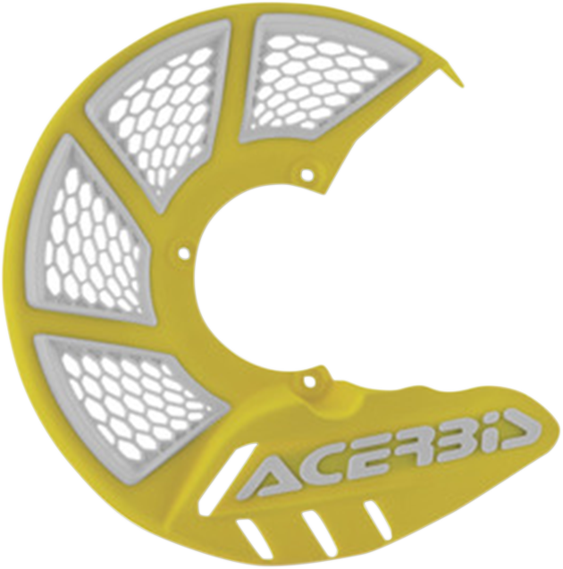 ACERBIS X-Brake Disc Cover - Yellow/White 2449491070