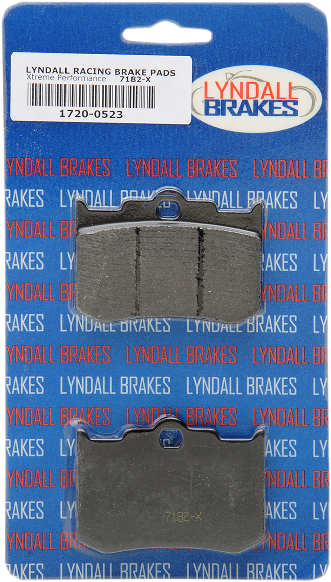 LYNDALL RACING BRAKES LLC Pastillas de freno X-Treme - 4 pistones 7182X 