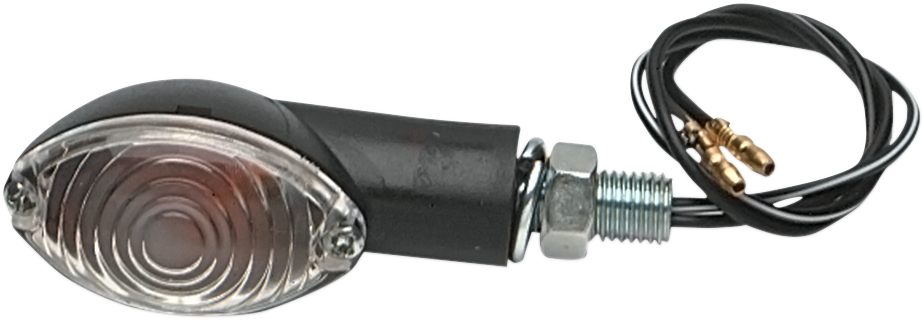 K&S TECHNOLOGIES Ultra Mini Marker Light - Black/Clear 25-8351