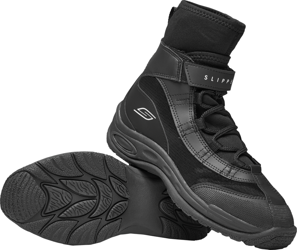 SLIPPERY Liquid Race Boots - Black - Large 3261-0186