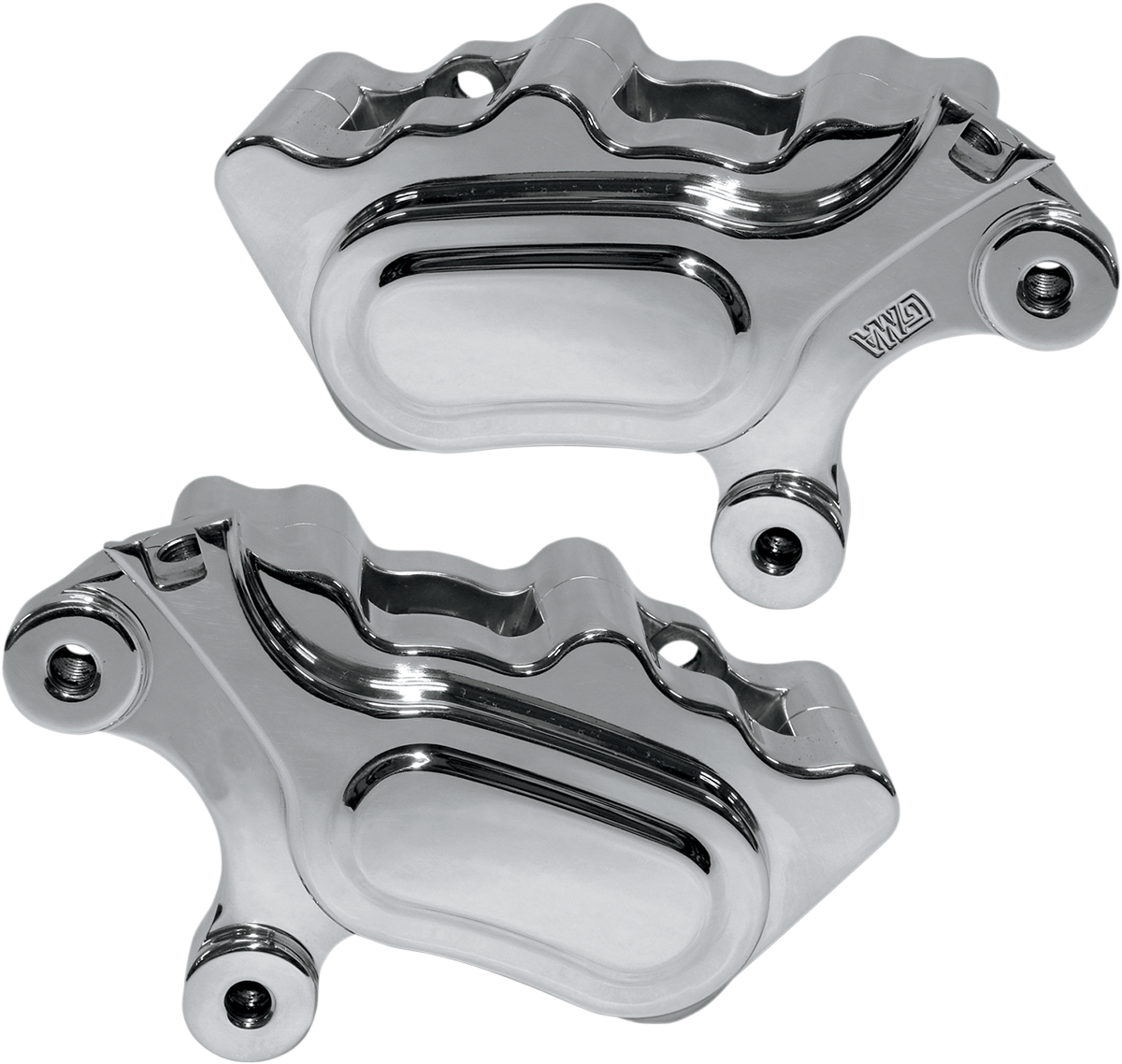 GMA ENGINEERING BY BDL 4-Piston Front Caliper - Chrome - FL 08' + GMA-500DD-C