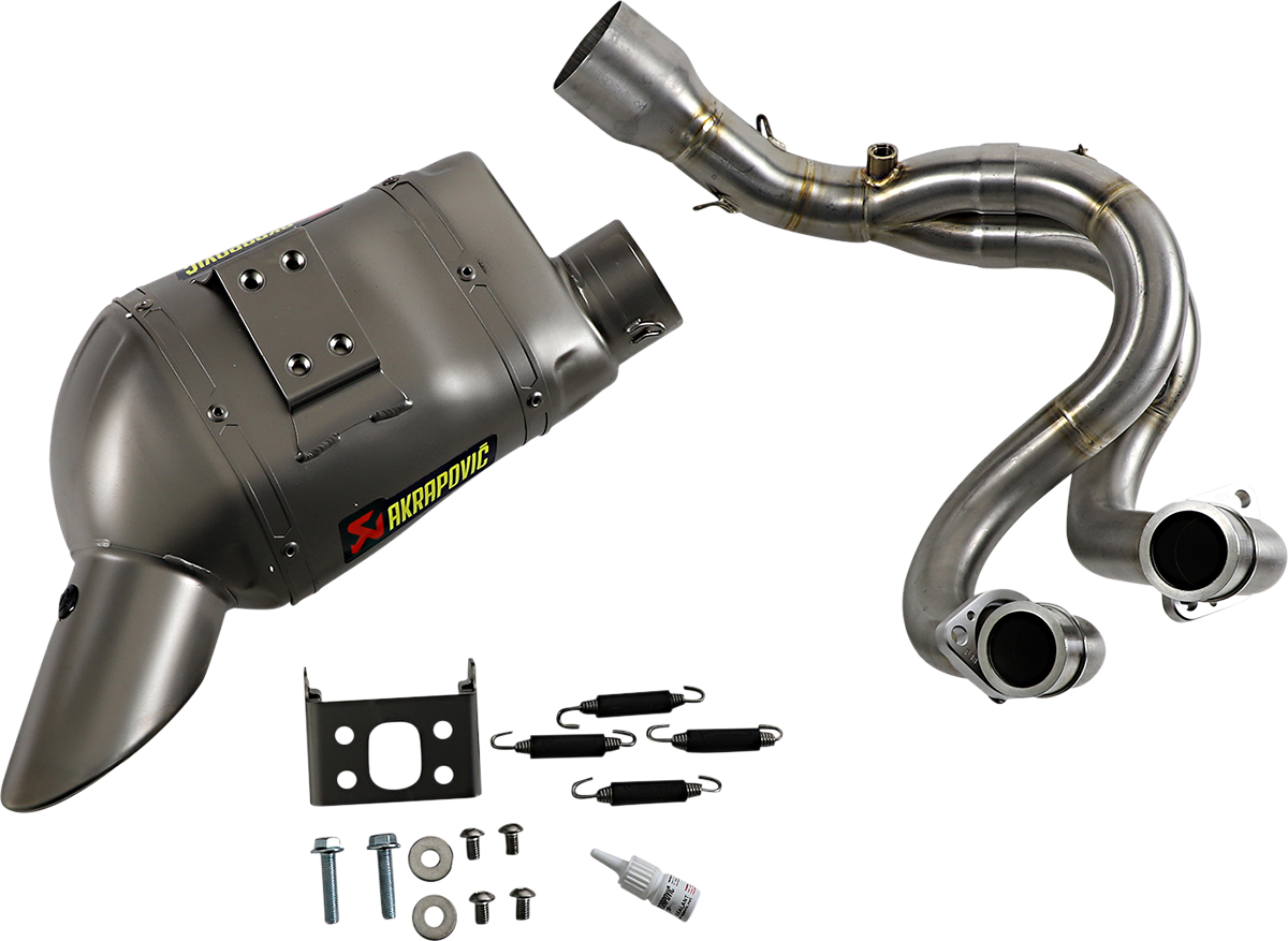 AKRAPOVIC Racing Line Exhaust System Z 650 /EX650 Ninja 650 2017-2024 S-K6R13-AFCRT