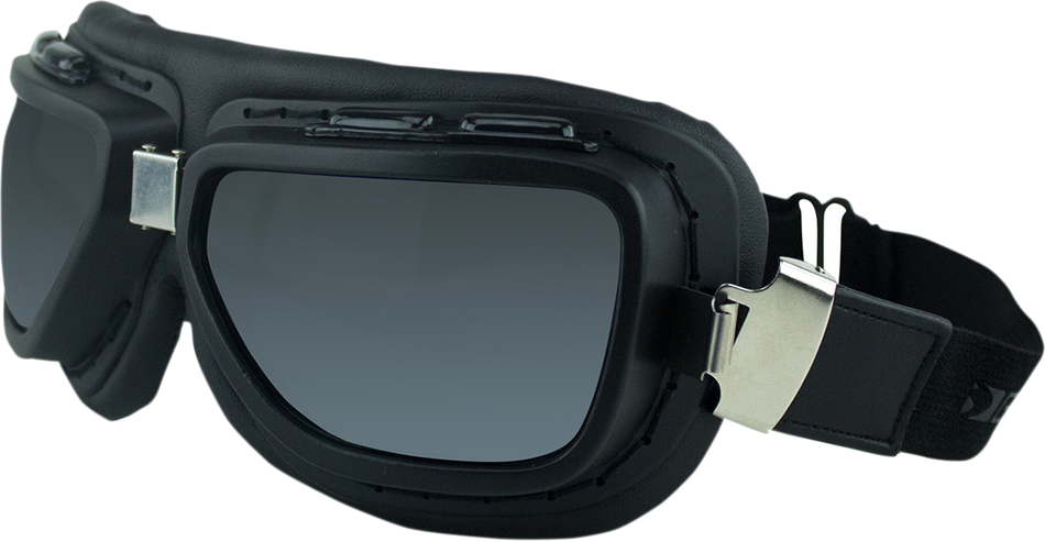 BOBSTER Pilot Goggles - Black - Interchangeable Lens BPIL001