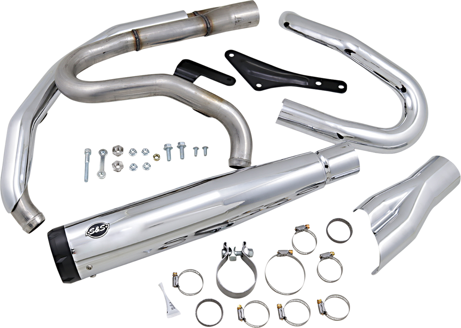 S&S CYCLE 2:1 Exhaust for M8 Softail - Chrome 550-0858