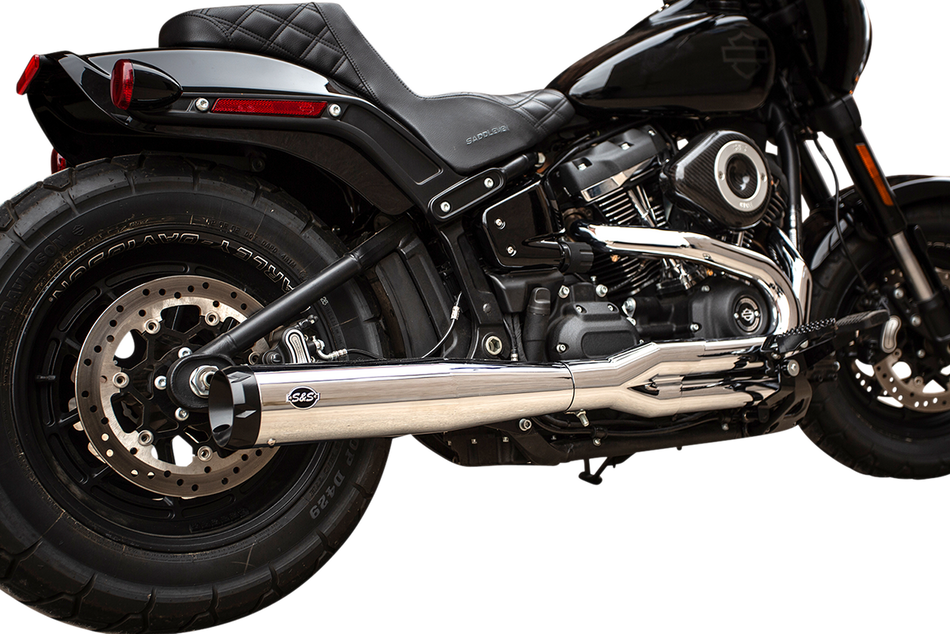 S&S CYCLE Super Street 2:1 Exhaust System - Chrome Softail Standard FLHC/FXST 20-22 model MODELS 550-0790