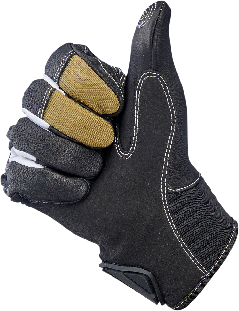 BILTWELL Bridgeport Gloves - Tan - Small 1509-0901-302