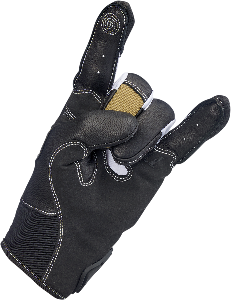 BILTWELL Bridgeport Gloves - Tan - Small 1509-0901-302