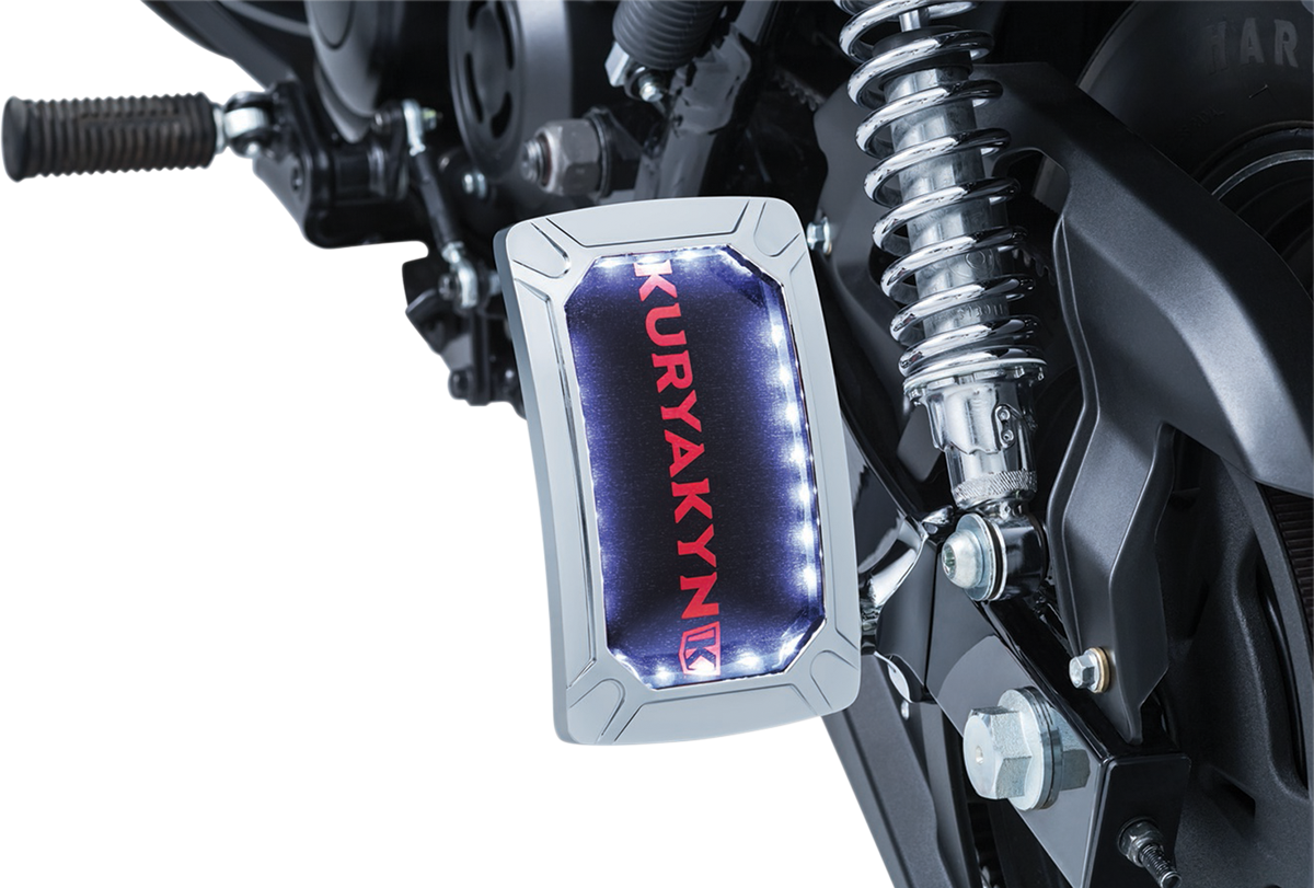 KURYAKYN License Plate Holder - Vertical - Chrome 3190