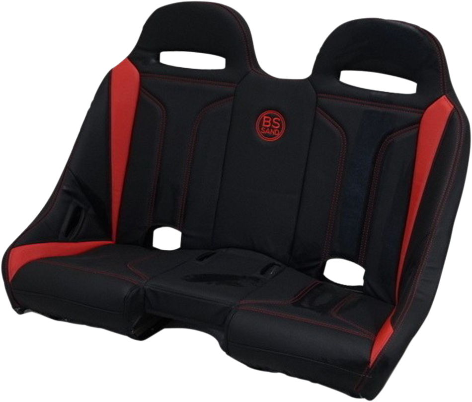 BS SAND Extreme Bench Seat - Black/Red EXBERDDTR